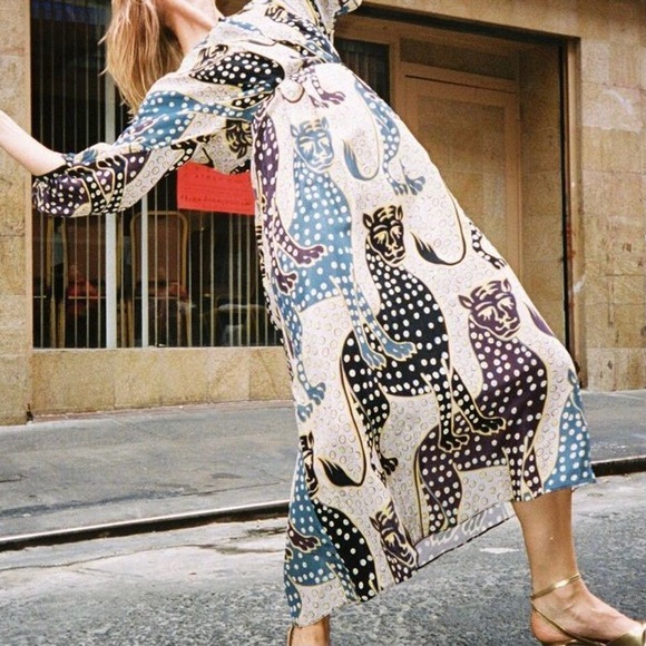 Mara Hoffman Dresses & Skirts - Mara Hoffman Jaguar Print Maxi Dress